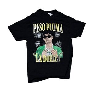 Peso Pluma Doble P Tour Tee NWOT